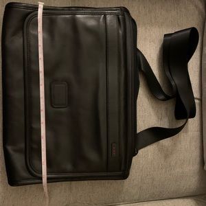 Luxury Leather laptop bag from Tumi